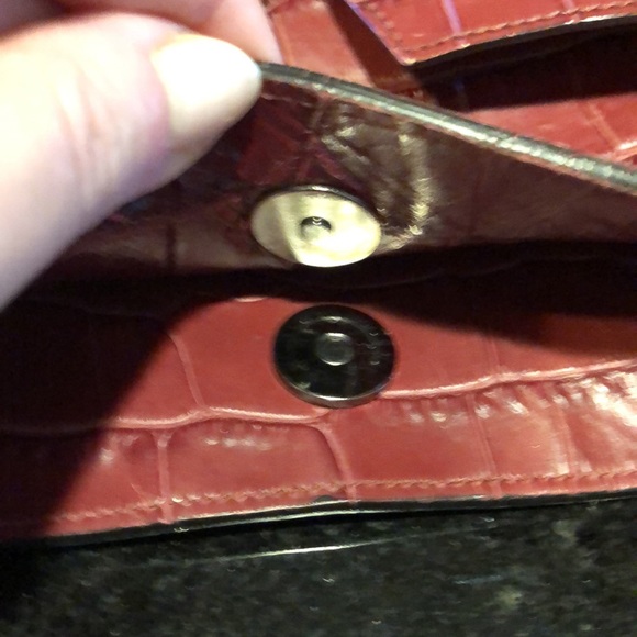 Vince Red Alligator Cross Body - Picture 10 of 14